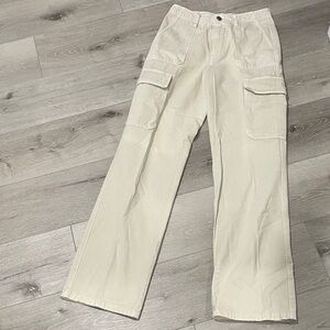 Zara Men's Beige Cargo Pants